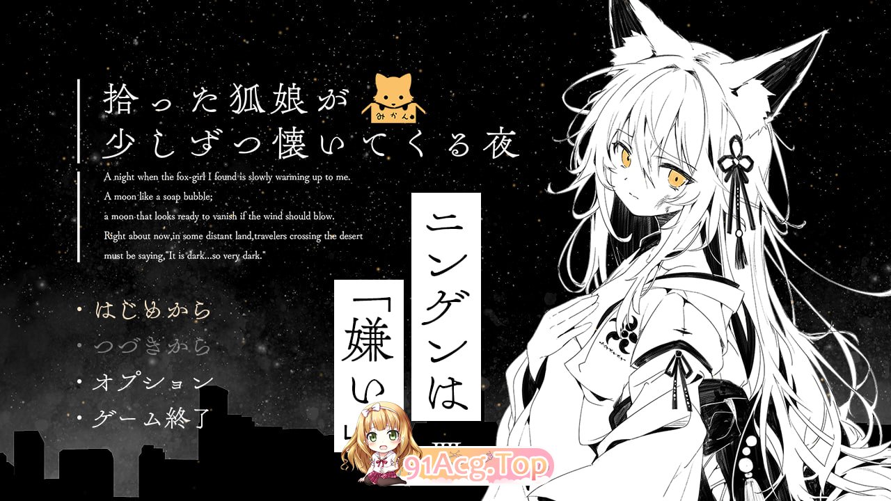 捡到的狐娘逐渐亲近的夜晚 拾った狐娘が少しずつ懐いてくる夜 PC端 汉化更新版 预览图