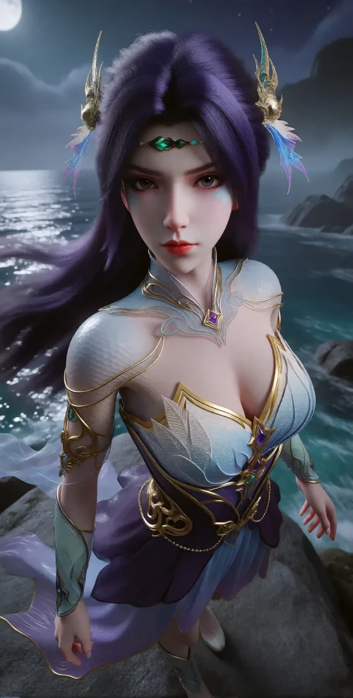 AI绘画人鱼公主-光阴之外 漫画图集 PC端 预览图