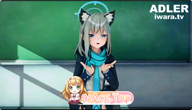 碧蓝档案同人/3D/精致建模/神作/MMD/经典/多人 ADLER白子&芹香 动漫视频