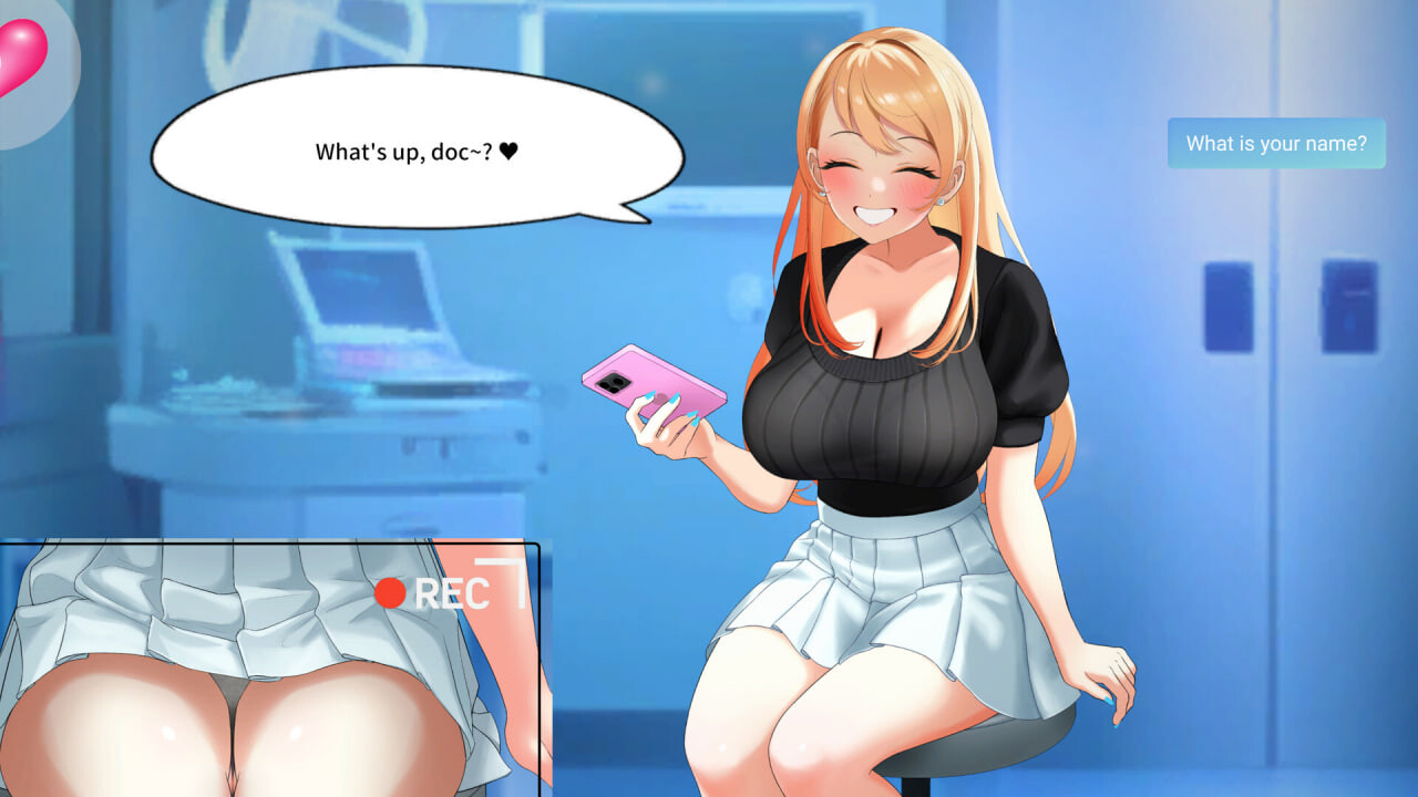 与金发大学辣妹的心跳体检！ 羞恥！女子大生ギャルに健康診断 PC端 官中版 预览图