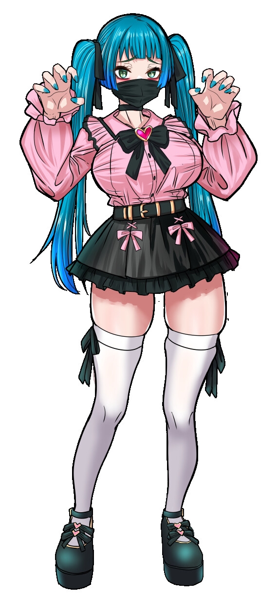 传闻中的裂口女竟是一位地雷系美少女！噂のくち裂け女は地雷系美少女だった！?退治できるのか神主君！PC端 AI汉化更新版 预览图
