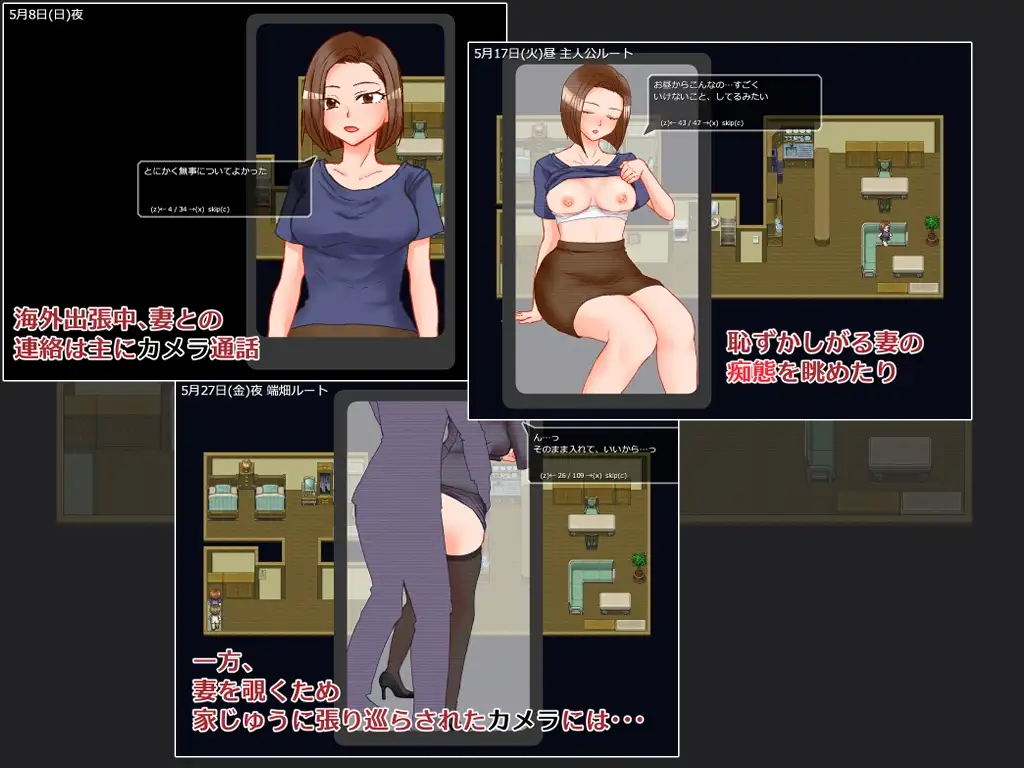 出差 在家 妻子 相机/出張 自宅 妻 カメラ PC端 AI汉化更新版 预览图