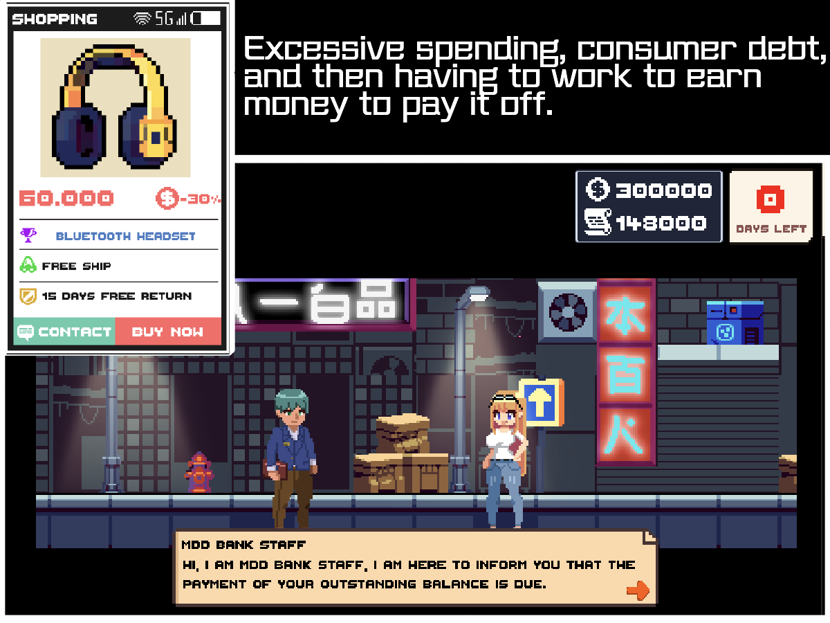 负债人生 Life In Debt + RenpyThief汉化 PC端 汉化版 预览图