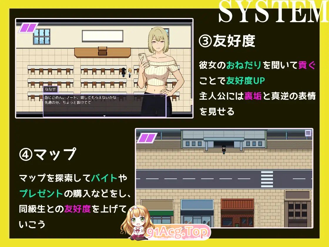 新作[爆款RPG/巨乳/爆乳] 被装成援交辣妹的女生欺骗而沦为绿帽受虐狂的故事 ～ PC端 高清版 预览图