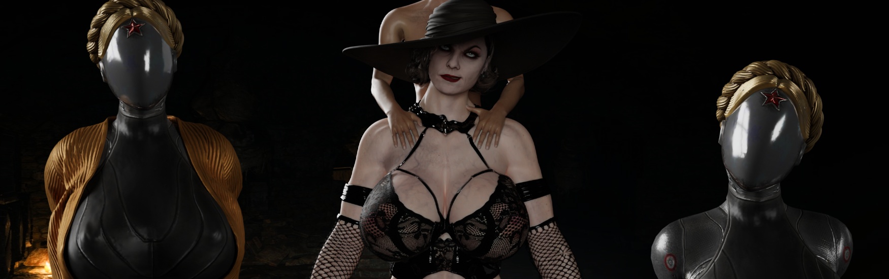 欧美SLG汉化动态 迪米特雷斯库的猥亵城堡 Dimitrescu's Lewd Castle Chapters 1-6 安卓端 汉化更新版 预览图
