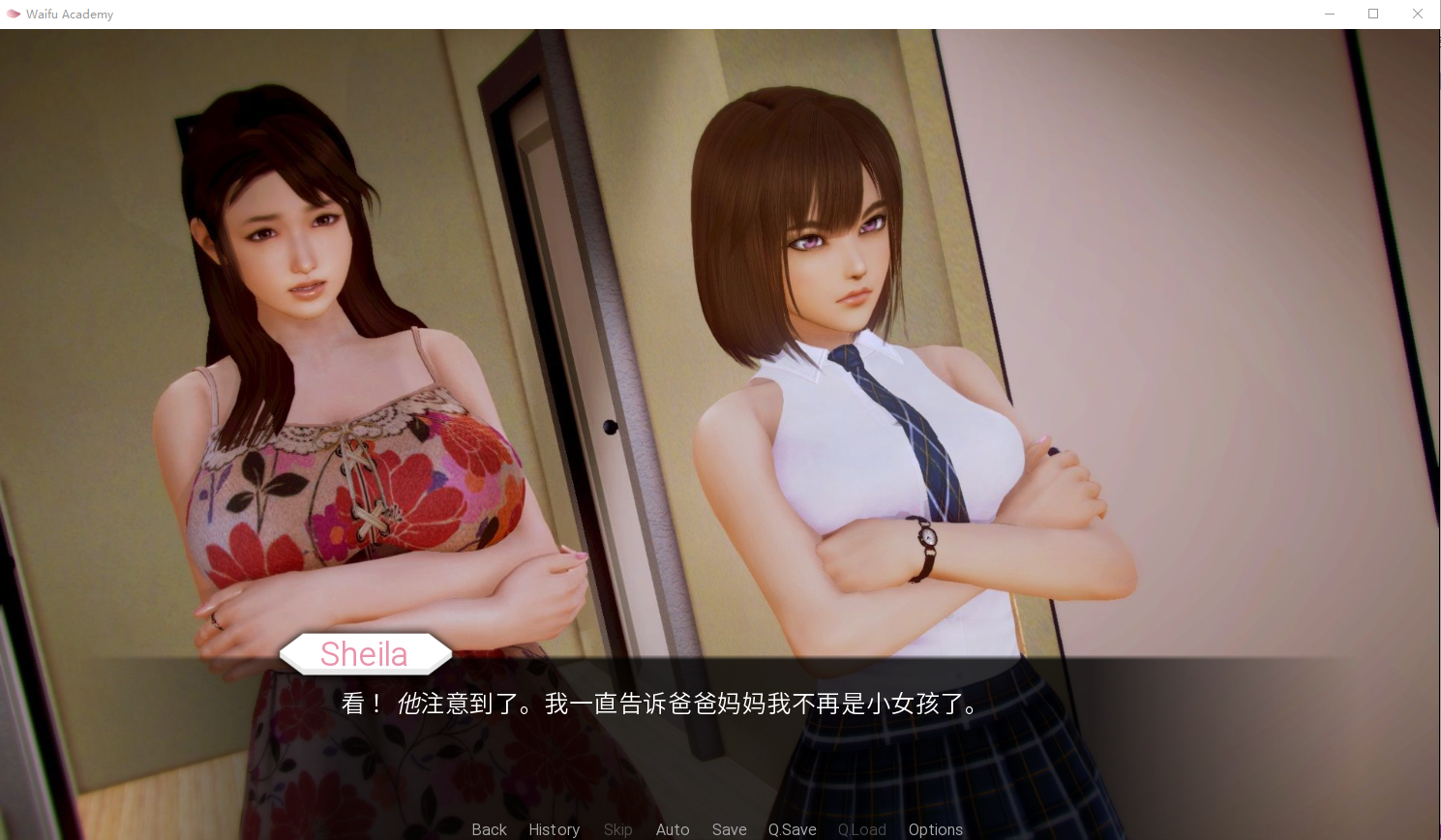 SLG汉化 二次元老婆学院 Waifu Academy v0.12.5 PC+安卓汉化版 双端 预览图