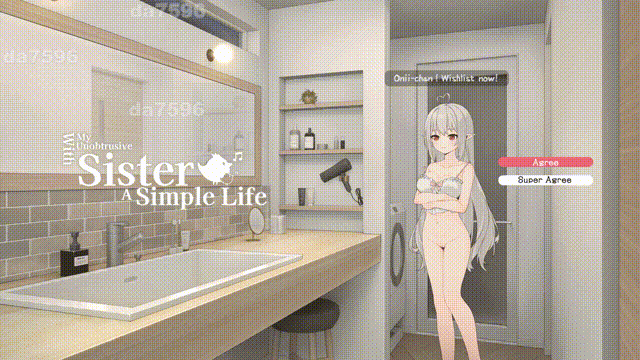 和存在感薄弱妹妹一起的简单生活 存在感薄い妹との簡単生活 v0.9E 双端 官中版 预览图