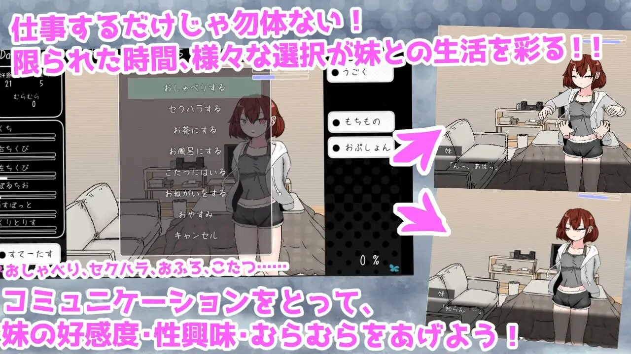 与青春期妹妹的剧情30天 思春期妹とえっちな30日間 v1.0.0 PC端 AI汉化版 预览图