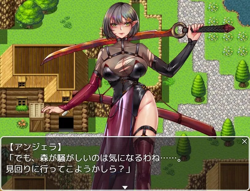 精灵战士 安吉拉 エルフの戦士 アンジェラ PC端 AI汉化更新版 预览图