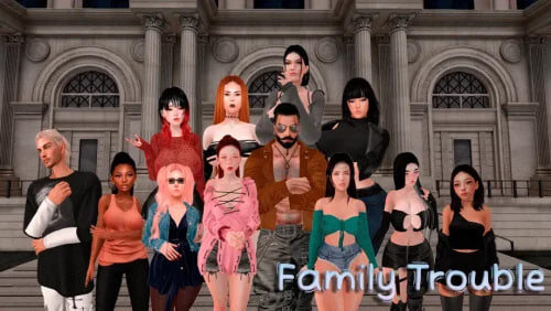 SLG汉化PC安卓 家庭麻烦 Family Trouble v0.9.66 双端 AI汉化版 预览图