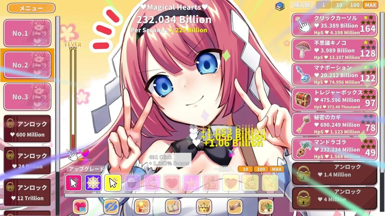 终极可爱♥️点击器 Kawaii Clicker Reborn v2.0 PC端 官中版 预览图