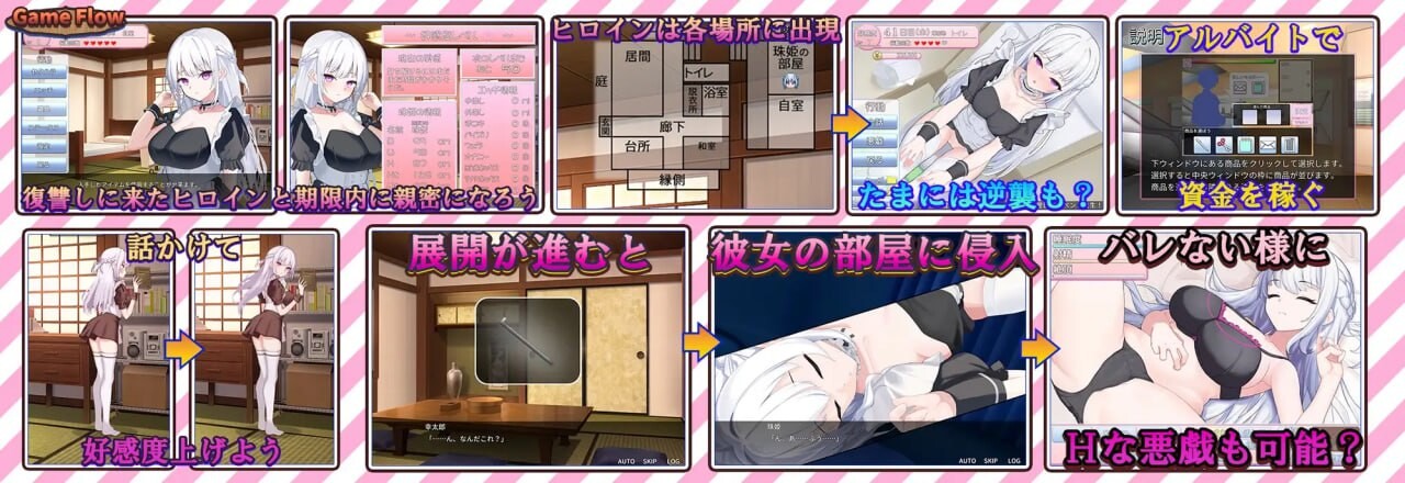 主人，请允许我从现在开始进行复仇。ご主人様、これから復讐させていただきます v1.0.4 PC端 AI汉化版 预览图