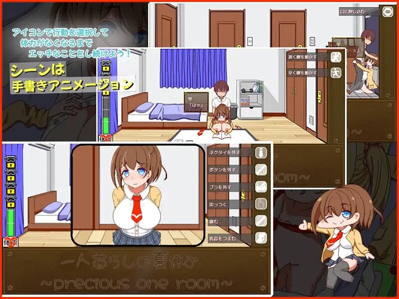 独自度过的暑假 一人暮らしの夏休み PC端 AI汉化更新版 预览图