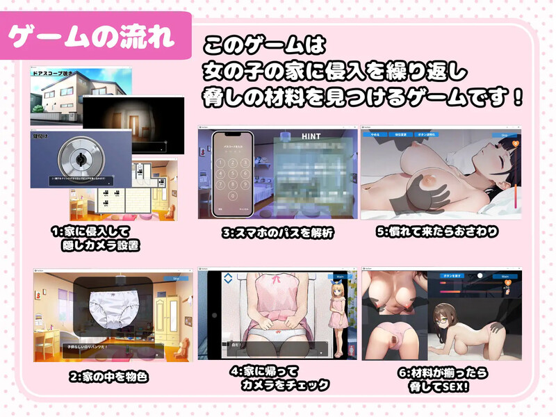 隐藏偷拍（ウラ撮り～隠しカメラで家の中を撮りまくれ!）V1.3 汉化中文 PC端 汉化版 预览图