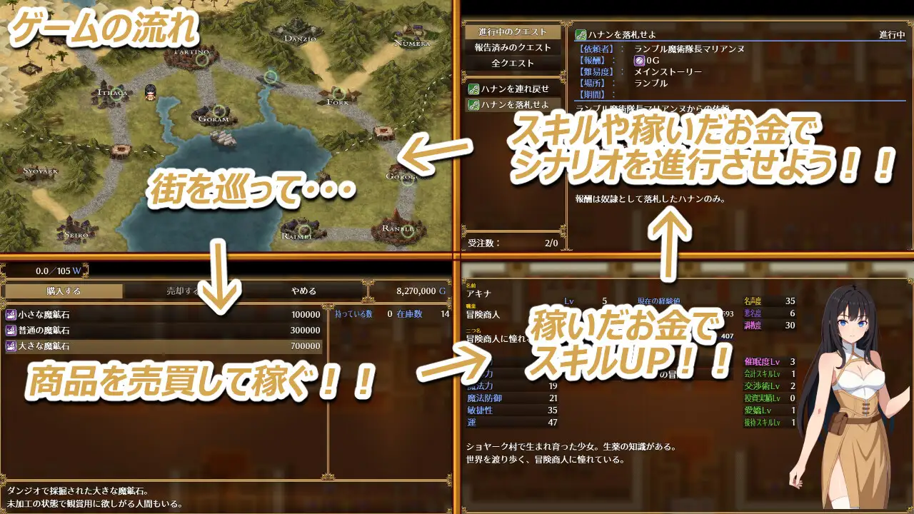 アキナ・キャラバン PC端 AI汉化版 预览图