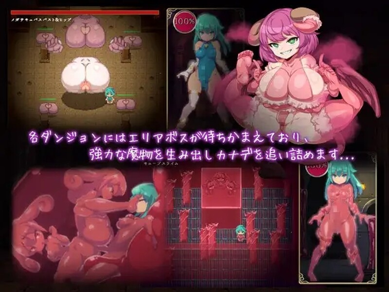 动作ACT/像素动态/2C 魔导士小奏的扶她地牢探险（魔導士カナデのふたなりダンジョンQuest）Build.10760 PC端 预览图