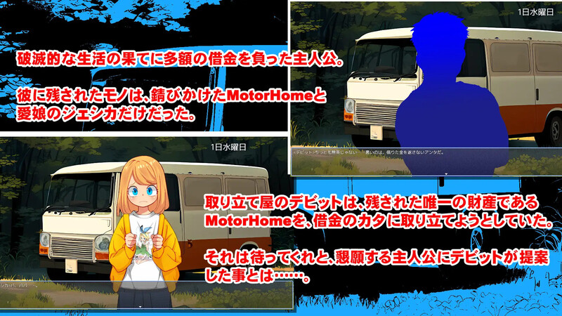 DL2月新作【直播SLG/萝莉/汉化】Motor home+ボイス V1.16 内置AI汉化 双端 AI汉化版 预览图